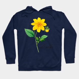 Dahlia Flower Hoodie